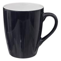 5Five Koffiemokken Colorama - 1x stuks - Keramiek - blauw - 380 ml - 9 x 11 cm