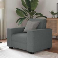 Fauteuil 60 cm stof donkergrijs
