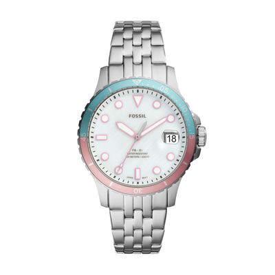 Horlogeband Fossil ES4741 Staal 18mm