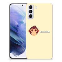 Samsung Galaxy S21 Plus Telefoonhoesje met Naam Monkey - thumbnail