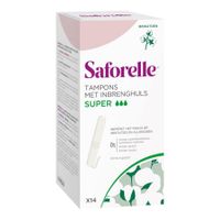 Saforelle Coton Protect Tampons Inbrengh. Super 14