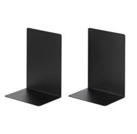 LIROdesign Boekensteun Zwart (set van 2 stuks) - per stuk