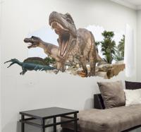 3d decor van de Jurassic Park muur