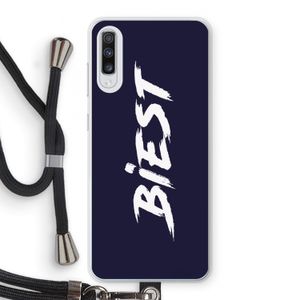 Biest: Samsung Galaxy A70 Transparant Hoesje met koord