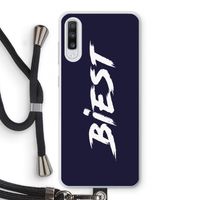 Biest: Samsung Galaxy A70 Transparant Hoesje met koord