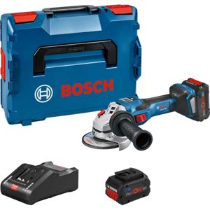 Bosch Professional GWS 18V-15 SC Accu Haakse Slijper 125mm 18V 8,0Ah BITURBO in L-Boxx - 06019H6101