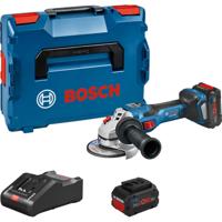 Bosch Professional GWS 18V-15 SC Accu Haakse Slijper 125mm 18V 8,0Ah BITURBO in L-Boxx - 06019H6101