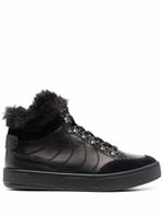 Geox baskets Leelu bordées de fourrure - Noir