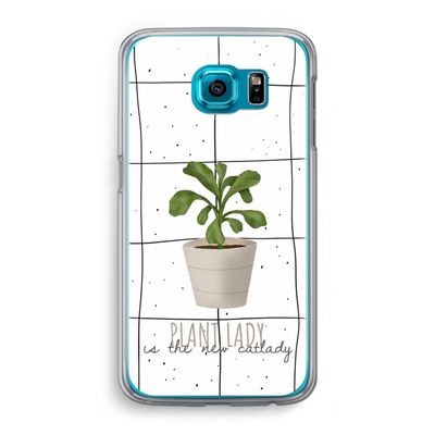 Kamerplant op vensterruit: Samsung Galaxy S6 Transparant Hoesje