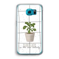 Kamerplant op vensterruit: Samsung Galaxy S6 Transparant Hoesje