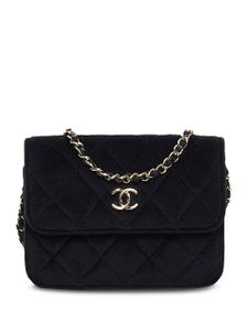 CHANEL Pre-Owned mini sac porté épaule Classic Flap - Noir