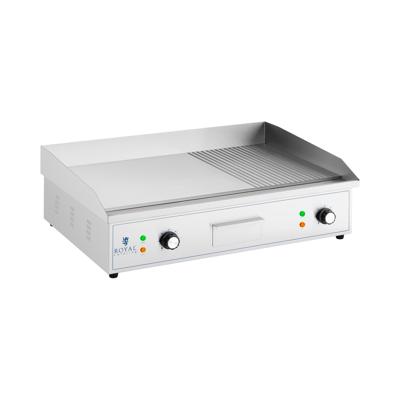 Elektrische bakplaat - 727 x 420 mm - geribbeld/glad - 4400 W