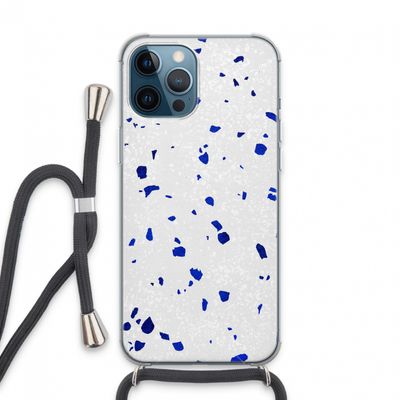 Terrazzo N°5: iPhone 13 Pro Max Transparant Hoesje met koord