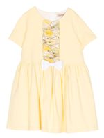 Hucklebones London robe courte à détail de nœud - Jaune - thumbnail