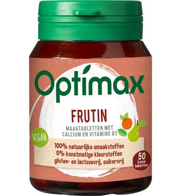 Optimax Optimax Frutin Maagtabletten (50kt) Optimax Optimax Frutin Maagtabletten (50kt)