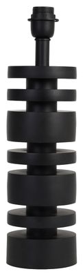 Light & Living Tafellamp 'Desley' 40cm, kleur Mat Zwart (excl. kap)