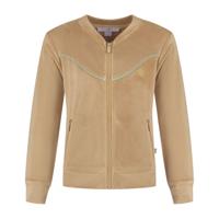 MAYCE zomer vest meisjes - taupe - velvet