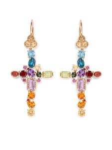 Dolce & Gabbana boucles d'oreilles en or 18ct ornées de pierres