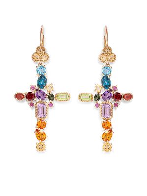 Dolce & Gabbana boucles d'oreilles en or 18ct ornées de pierres