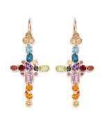 Dolce & Gabbana boucles d'oreilles en or 18ct ornées de pierres