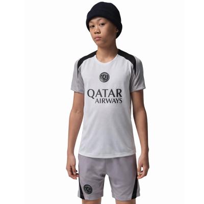 Nike Paris Saint-Germain x Jordan Strike Trainingsset 2025-2026 Kids Donkergrijs Wit Zwart