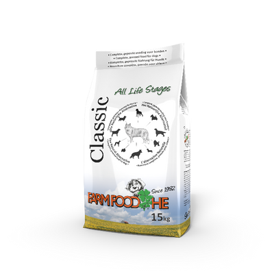 Farm Food HE Classic standaard rund hondenvoer 15 kg