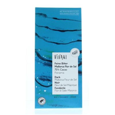 Pure chocolade 75% Panama cacao fleur de sel - 80 gram