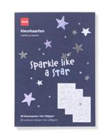 HEMA Kleurkaarten A7 (blauw)