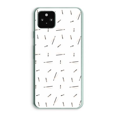Hipster stripes: Google Pixel 5a 5G Transparant Hoesje