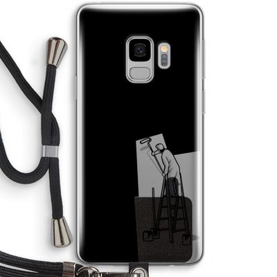 Musketon Painter: Samsung Galaxy S9 Transparant Hoesje met koord