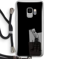 Musketon Painter: Samsung Galaxy S9 Transparant Hoesje met koord