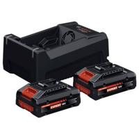 Bosch Professional 2x EXBA18V-40 + GAL 12V/18V-80 1600A0373J Accu en acculader voor gereedschap 18 V 4 Ah
