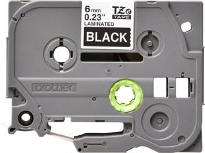 Brother TZe-315 Labeltape Kunststof Tapekleur: Zwart Tekstkleur: Wit 6 mm 8 m