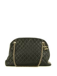 CHANEL Pre-Owned sac porté épaule Jumbo Mademoiselle (2011) - Noir