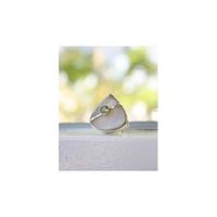 Zilveren Ring Agaat met Peridoot - thumbnail