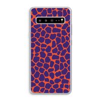 Purple Giraffe: Samsung Galaxy S10 5G Transparant Hoesje
