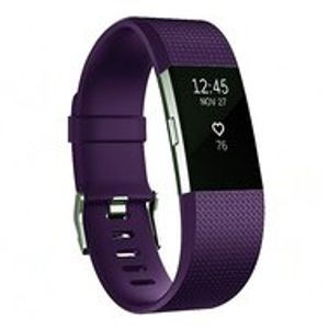 Fitbit Charge 2 sportbandje - Maat: Large - Donker paars