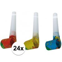 Papieren roltongen 24 stuks