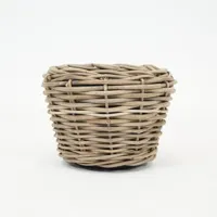 Drypot Sawah Extra Dik Rotan Grijs d57h43cm met dichte inzetpot