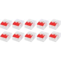 Lasklem Set 10 Stuks - 2 Polig - Rood - Voor LED en Downlights