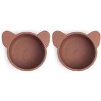Nuuroo Nuuroo Rosa silicone snack box small 2-pack