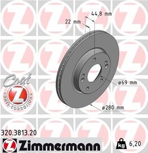 Remschijf COAT Z 320381320