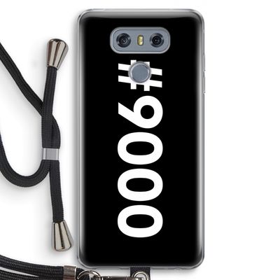 #9000: LG G6 Transparant Hoesje met koord