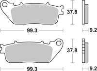 BREMBO Remblokken, voor de moto, Road Organisch 07HO13CC