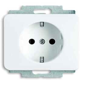 ABB 2CKA002011A3124 Apparaatinzetstuk IP20 Verkeerswit, Wit