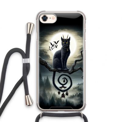 Moonlight Companions: iPhone 7 Transparant Hoesje met koord