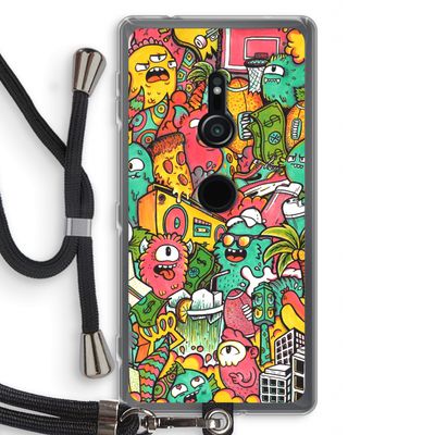 Vexx City: Sony Xperia XZ2 Transparant Hoesje met koord