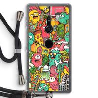Vexx City: Sony Xperia XZ2 Transparant Hoesje met koord