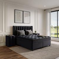 Dreamhouse - Blackpearl Boxspring Met Opbergruimte - Antraciet - 180 x 200 Dreamhouse - Blackpearl Boxspring Met Opbergruimte - Antraciet - 180 x 200
