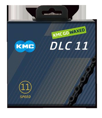 KMC ketting dlc11 black 118s waxed